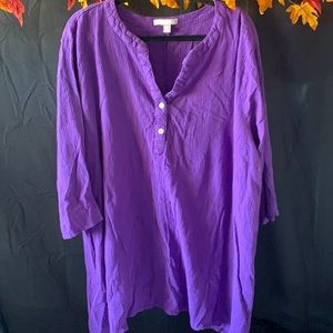 WOMAN WITHIN Purple Tunic